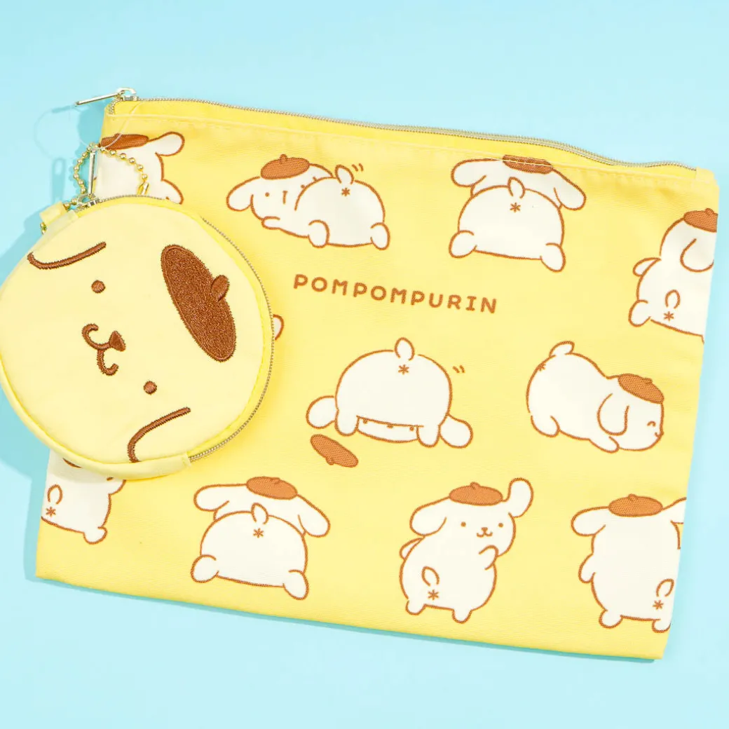 Pompompurin Butt Purinpurin Pudding Pouch Set