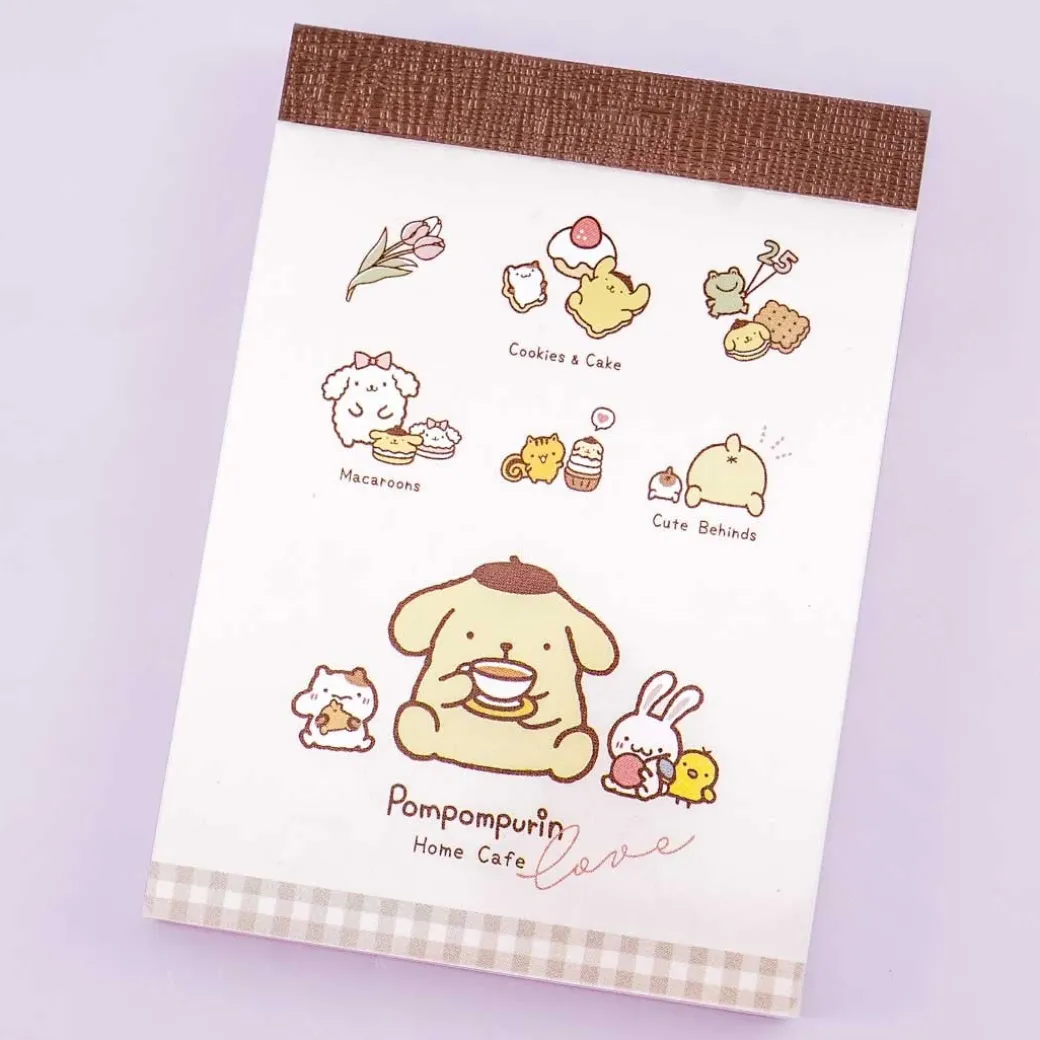 Pompompurin Cafe Memo Pad
