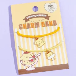 Pompompurin Charm Band Hair Tie Set
