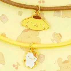 Pompompurin Charm Hair Tie Set