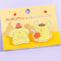 Pompompurin Cherry Twin Pair Clip Set - 2 pcs