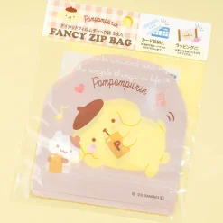 Pompompurin Chill Time Zip Bag Set - 3 pcs