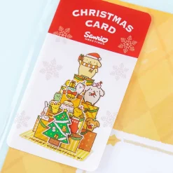 Pompompurin Christmas Tree Card