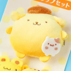 Pompompurin Chubby Plushie Hair Clip Set
