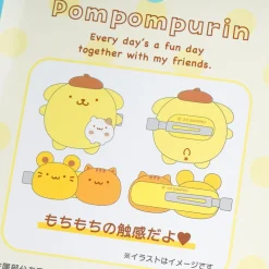Pompompurin Chubby Plushie Hair Clip Set