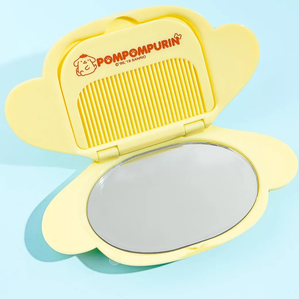 Pompompurin Compact Mirror & Comb Set