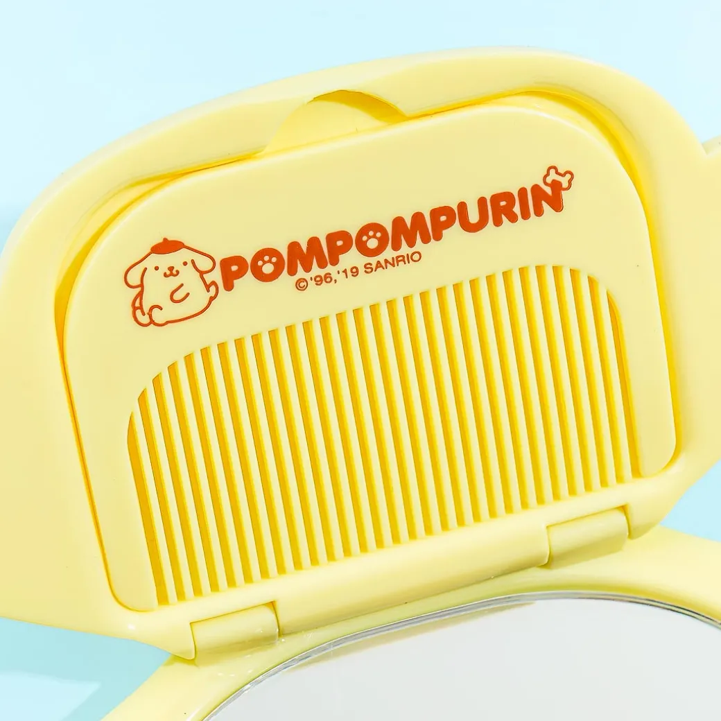 Pompompurin Compact Mirror & Comb Set