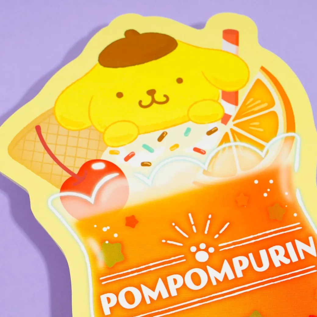 Pompompurin Cream Soda Die-Cut Memo Pad