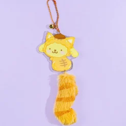 Pompompurin Daisuki Neko Neko Long Tail Acrylic Charm