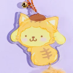 Pompompurin Daisuki Neko Neko Long Tail Acrylic Charm