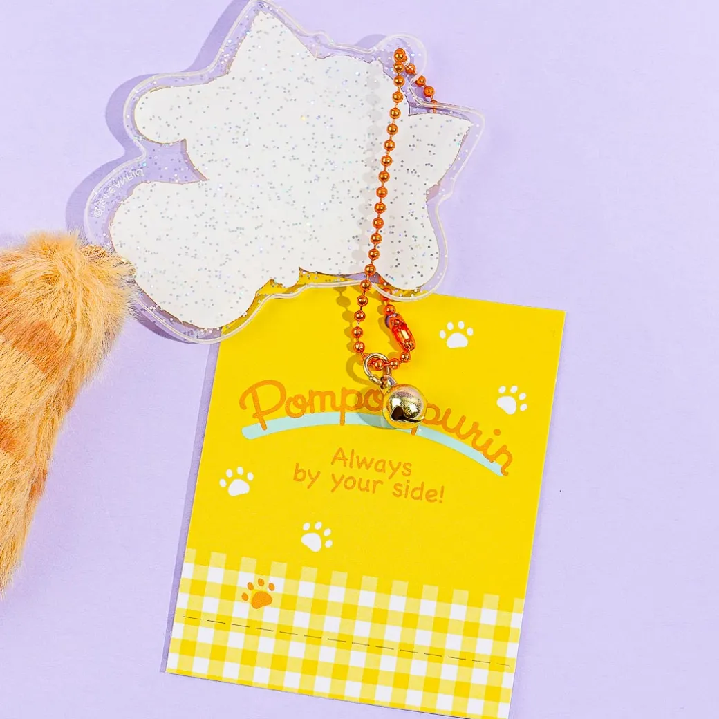 Pompompurin Daisuki Neko Neko Long Tail Acrylic Charm