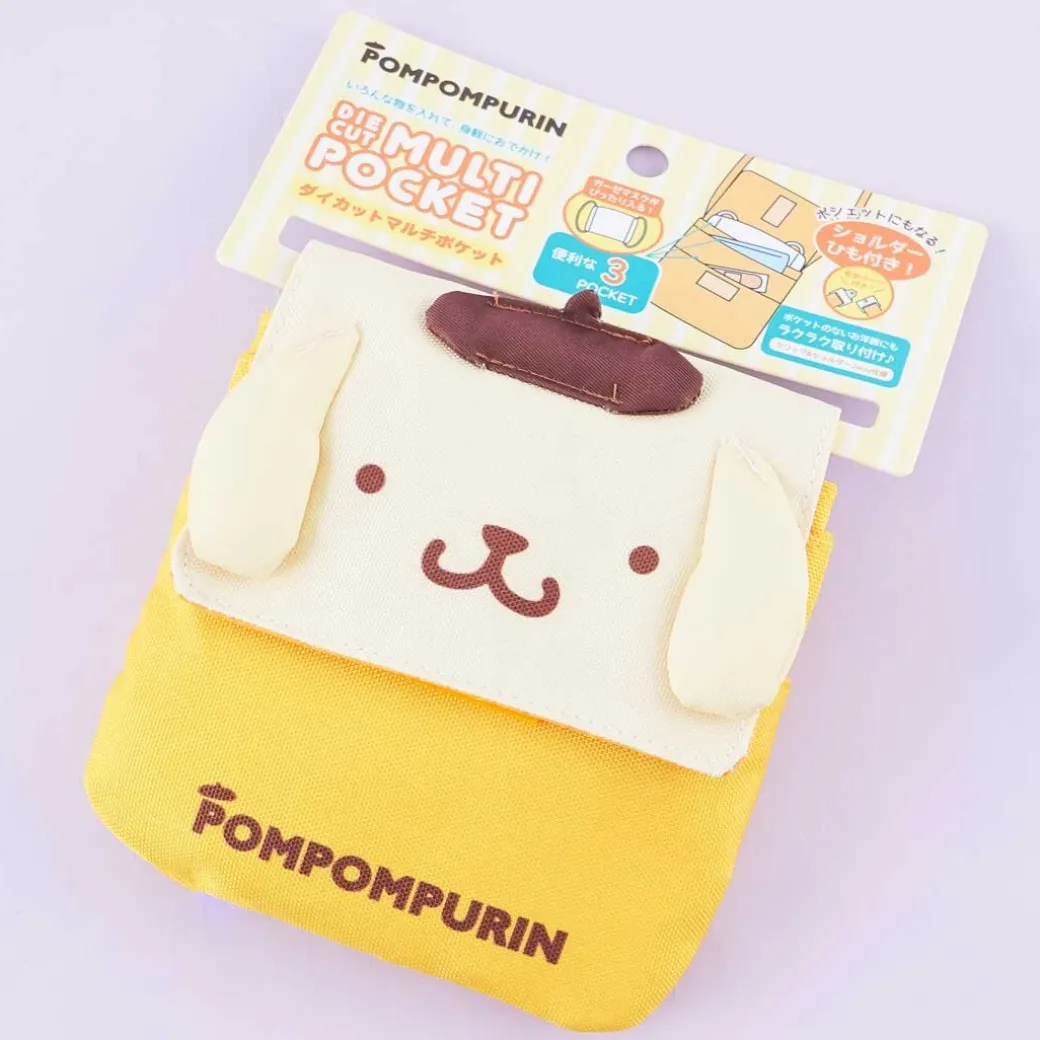 Pompompurin Die-Cut Multi-Pocket Sling Bag