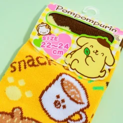 Pompompurin Donut & Coffee Time Jacquard Socks