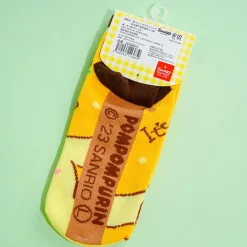 Pompompurin Donut & Coffee Time Jacquard Socks