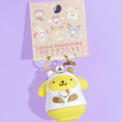Pompompurin Dress Up Figure Keychain