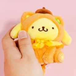 Pompompurin Dressed-Up Cat Plushie Charm