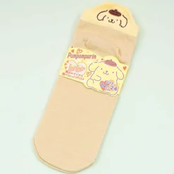 Pompompurin Embroidered Heel Socks