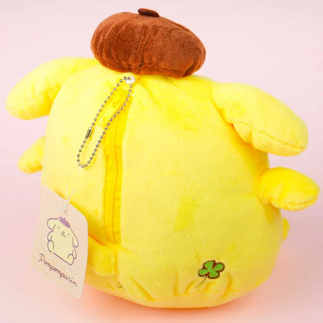 Pompompurin Embroidered Plushie Pouch - Medium