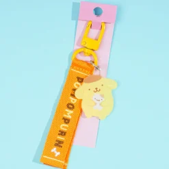 Pompompurin Embroidered Tag Key Holder