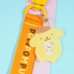 Pompompurin Embroidered Tag Key Holder