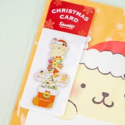 Pompompurin Expandable Christmas Stocking Card