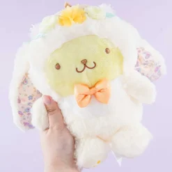 Pompompurin Flower Bunny Plushie - Medium