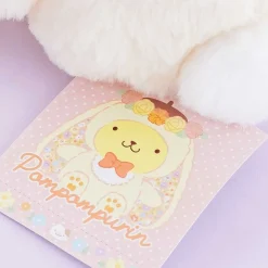 Pompompurin Flower Bunny Plushie - Medium