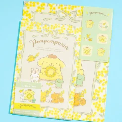 Pompompurin Flower Season Letter Set