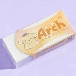 Pompompurin Flower Time Arch Foam Eraser