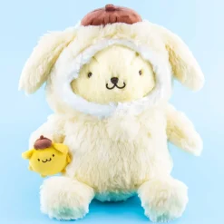 Pompompurin Fluffy Hood Plushie - Medium