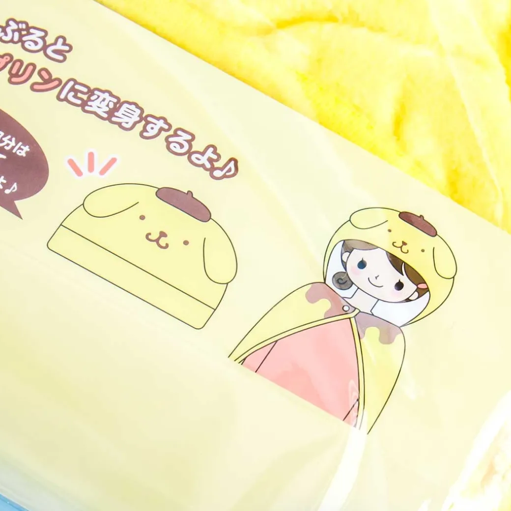 Pompompurin Fluffy Hooded Blanket