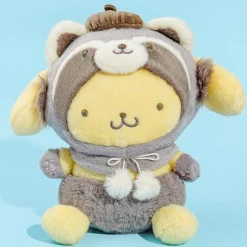 Pompompurin Forest Animals Plushie - Raccoon / Medium