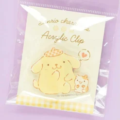 Pompompurin Friendship Acrylic Clip