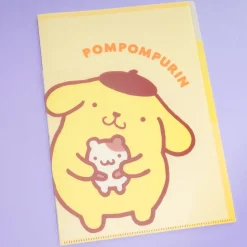 Pompompurin Friendship Die-Cut Clear Index Folder
