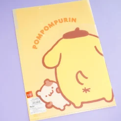 Pompompurin Friendship Die-Cut Clear Index Folder