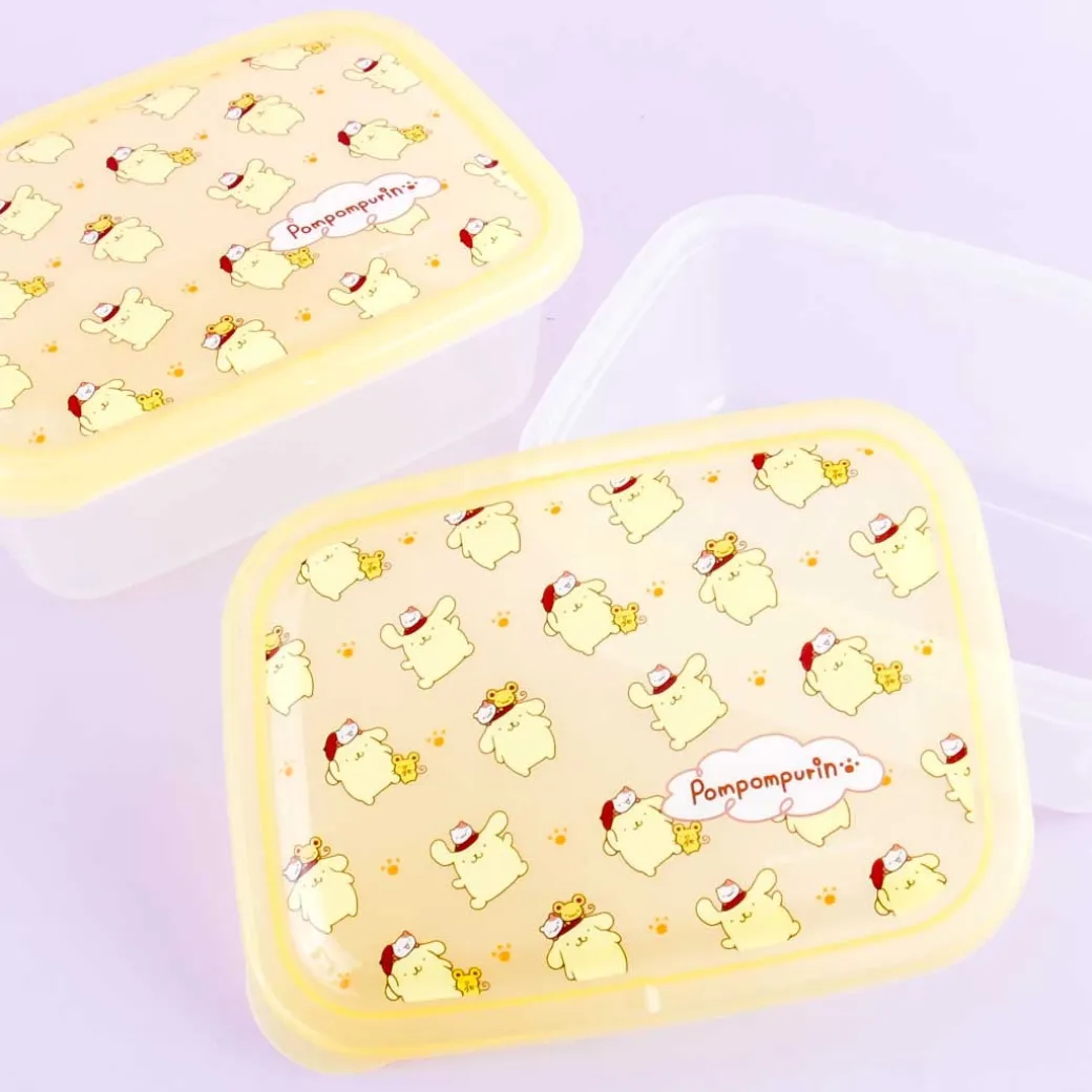 Pompompurin Furry Friends Plastic Container Set
