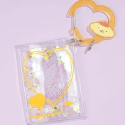 Pompompurin Glitter Heart Multi-Case & Carabiner
