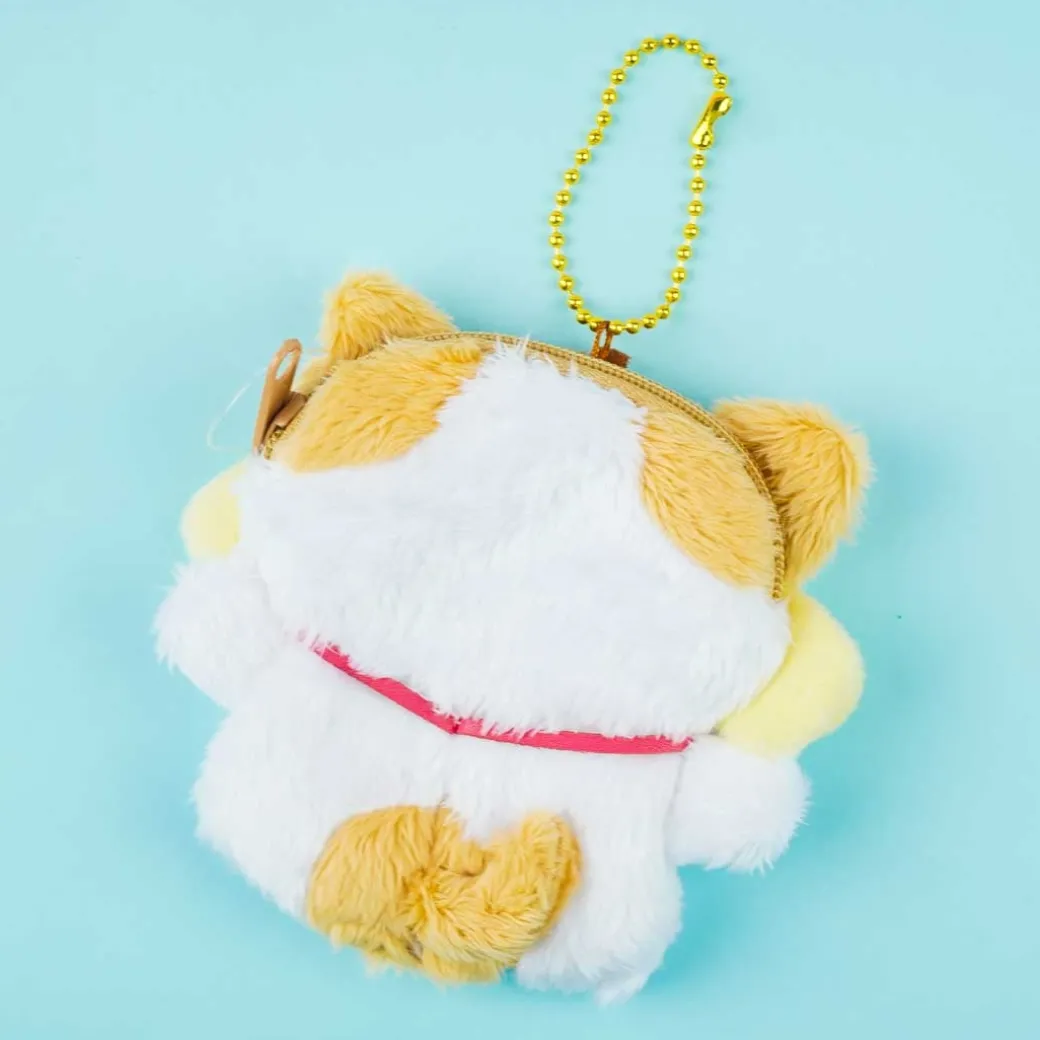 Pompompurin Happy Cat Plushie Coin Purse & Bag Charm