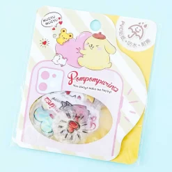 Pompompurin Happy Heart Sticker Flakes