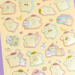 Pompompurin Happy Times Puffy Stickers