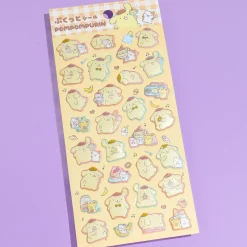 Pompompurin Happy Times Puffy Stickers