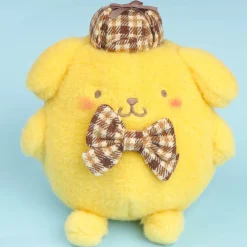 Pompompurin Howa Mocha Check Plushie - Medium