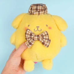 Pompompurin Howa Mocha Check Plushie - Medium