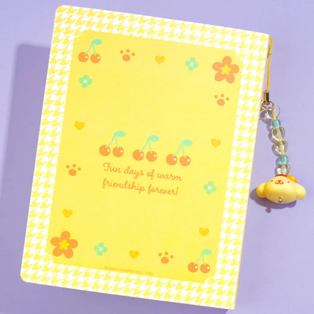 Pompompurin Kaohana Card Binder With Charm