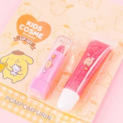 Pompompurin Lipstick & Gloss Set