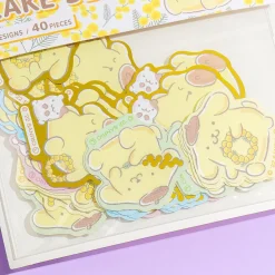 Pompompurin Mimosa Sticker Flakes