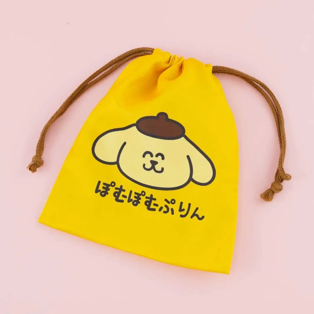 Pompompurin Oekaki-San Drawstring Pouch