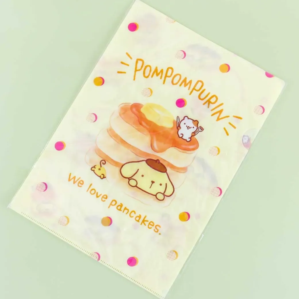 Pompompurin Pancake L-Type Folder