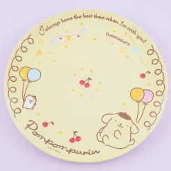 Pompompurin Party Round Plate