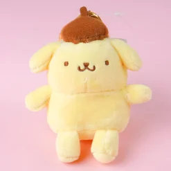 Pompompurin Plushie Charm With Heart Carabiner - Mini